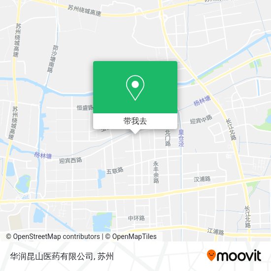华润昆山医药有限公司地图