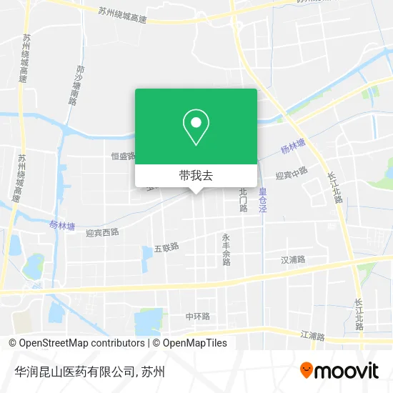 华润昆山医药有限公司地图