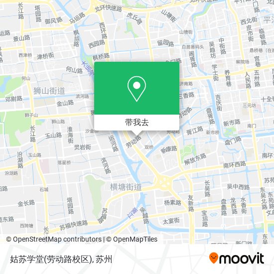 姑苏学堂(劳动路校区)地图