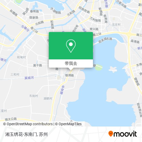 湘玉绣花-东南门地图