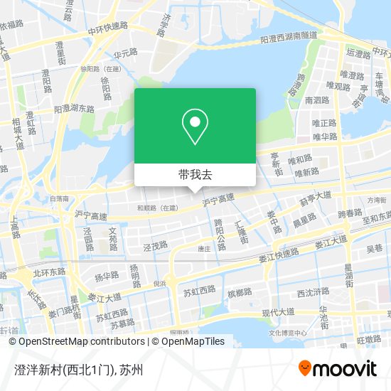 澄泮新村(西北1门)地图
