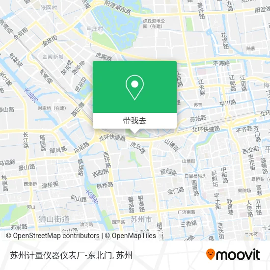 苏州计量仪器仪表厂-东北门地图