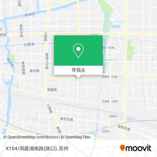 X104/洞庭湖南路(路口)地图