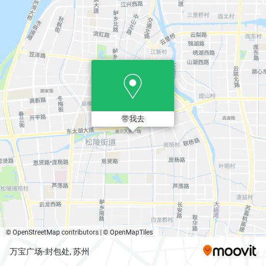 万宝广场-封包处地图