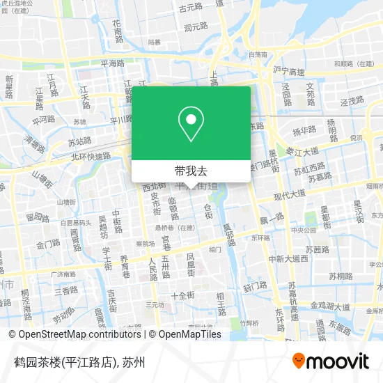 鹤园茶楼(平江路店)地图