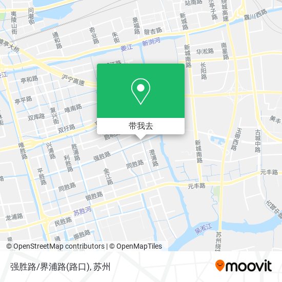 强胜路/界浦路(路口)地图