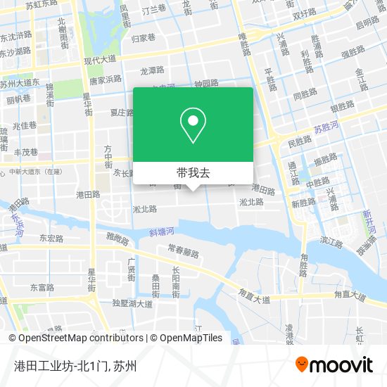 港田工业坊-北1门地图