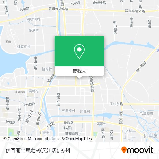 伊百丽全屋定制(吴江店)地图