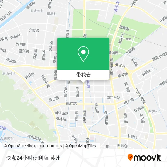 快点24小时便利店地图
