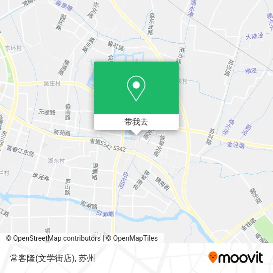 常客隆(文学街店)地图