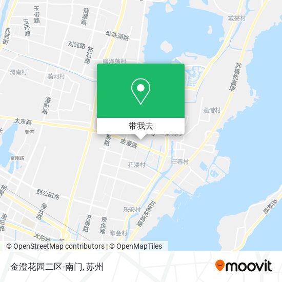 金澄花园二区-南门地图