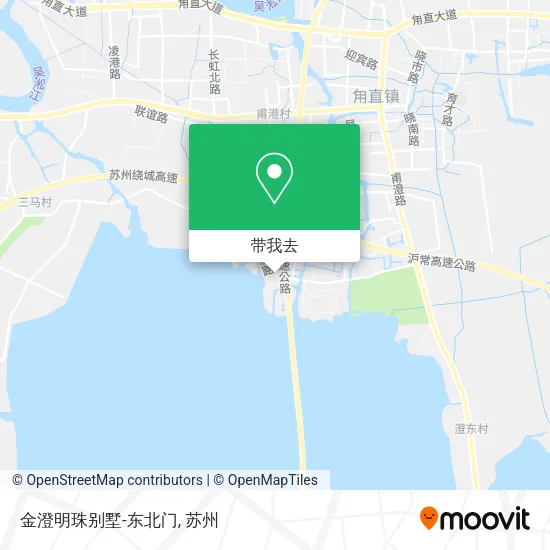金澄明珠别墅-东北门地图