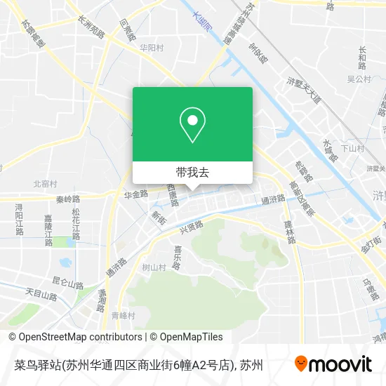 菜鸟驿站(苏州华通四区商业街6幢A2号店)地图