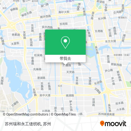 苏州瑞和永工缝纫机地图