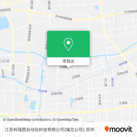 江苏科瑞恩自动化科技有限公司(城北公司)地图