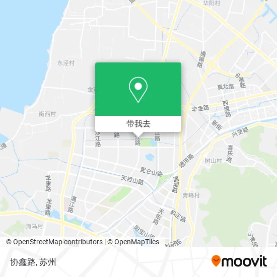 协鑫路地图