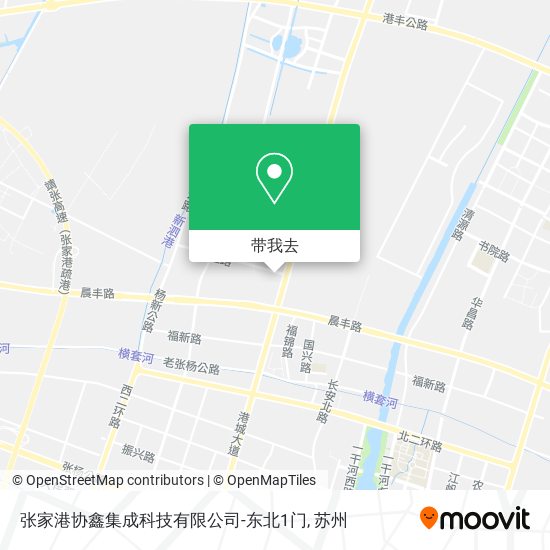 张家港协鑫集成科技有限公司-东北1门地图
