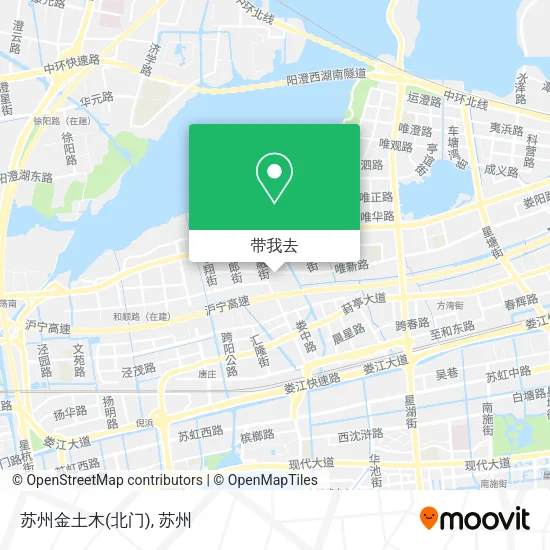苏州金土木(北门)地图