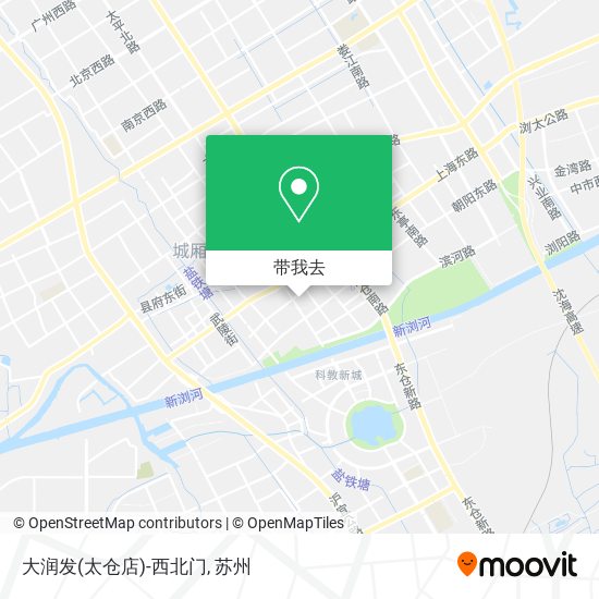 大润发(太仓店)-西北门地图