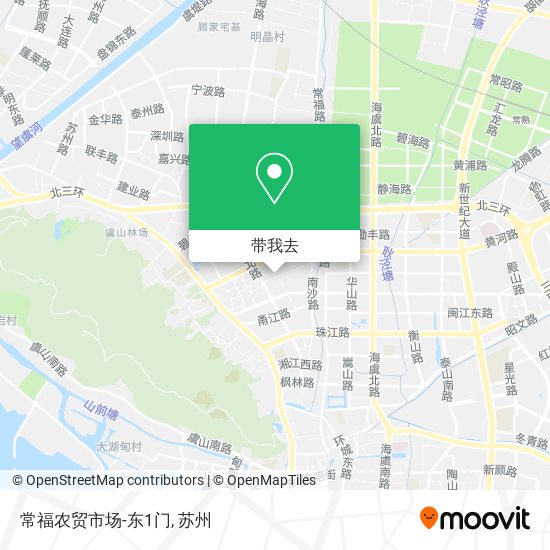 常福农贸市场-东1门地图