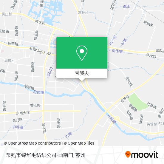 常熟市锦华毛纺织公司-西南门地图