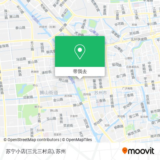 苏宁小店(三元三村店)地图