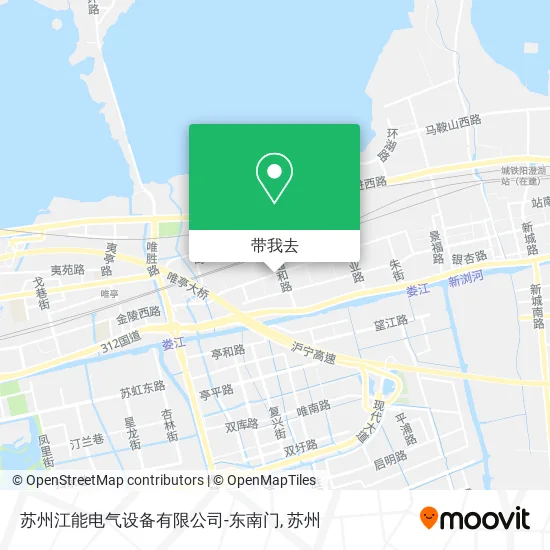 苏州江能电气设备有限公司-东南门地图
