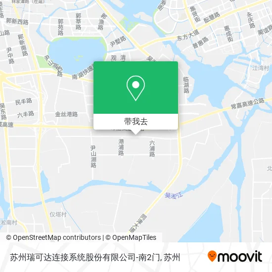 苏州瑞可达连接系统股份有限公司-南2门地图