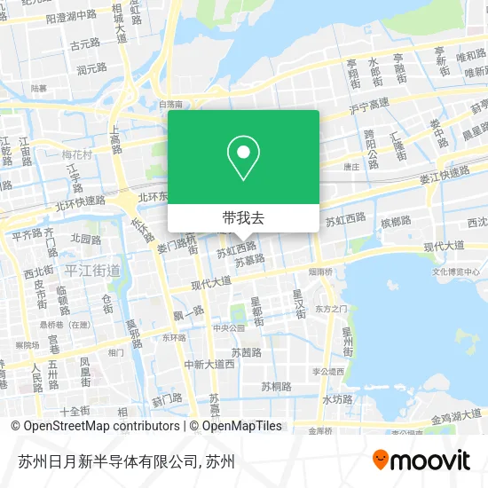 苏州日月新半导体有限公司地图