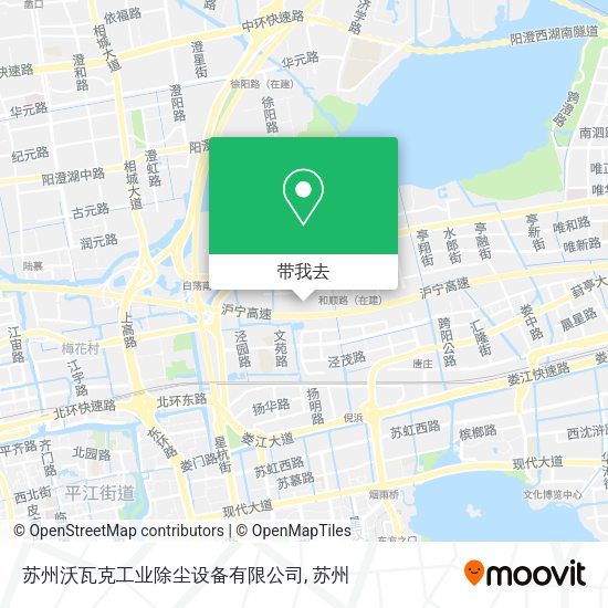 苏州沃瓦克工业除尘设备有限公司地图