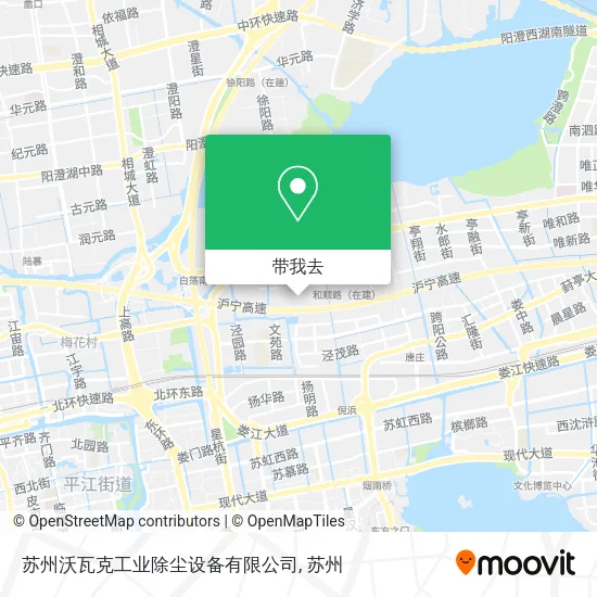 苏州沃瓦克工业除尘设备有限公司地图