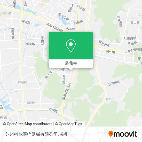 苏州柯尔医疗器械有限公司地图