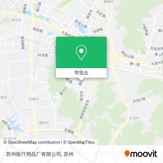 苏州医疗用品厂有限公司地图
