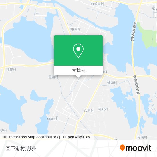 直下港村地图