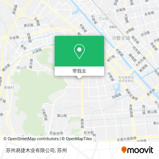 苏州易捷木业有限公司地图