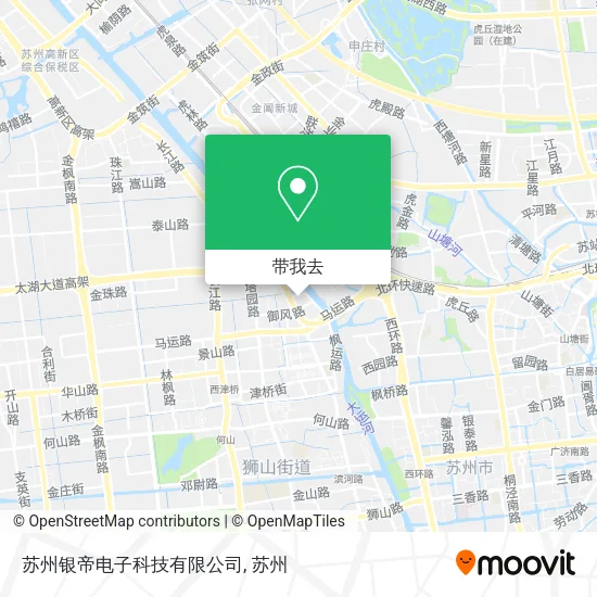 苏州银帝电子科技有限公司地图