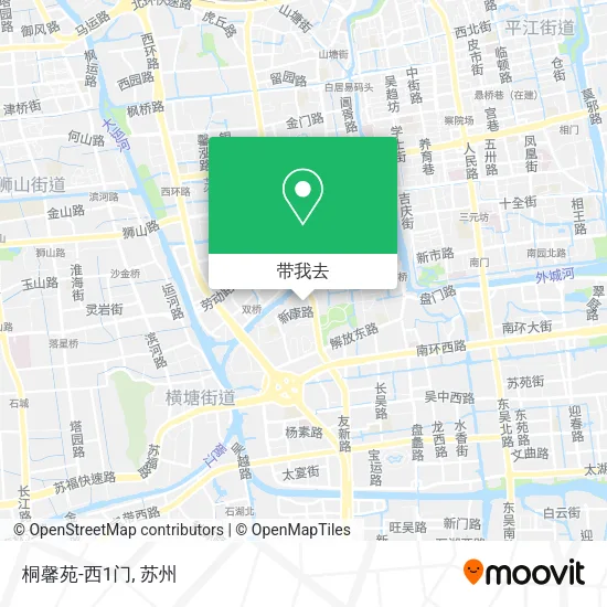 桐馨苑-西1门地图