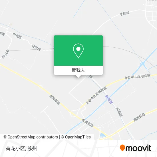 荷花小区地图