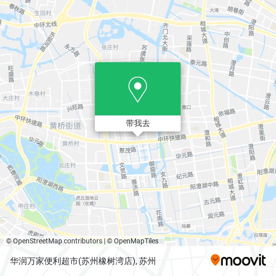 华润万家便利超市(苏州橡树湾店)地图