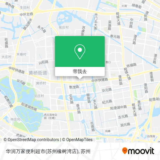 华润万家便利超市(苏州橡树湾店)地图