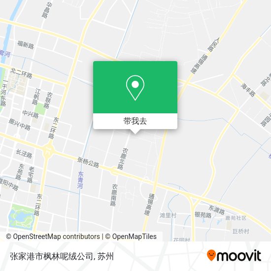 张家港市枫林呢绒公司地图