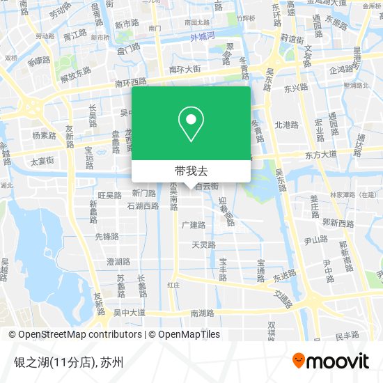 银之湖(11分店)地图