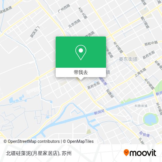 北疆硅藻泥(月星家居店)地图
