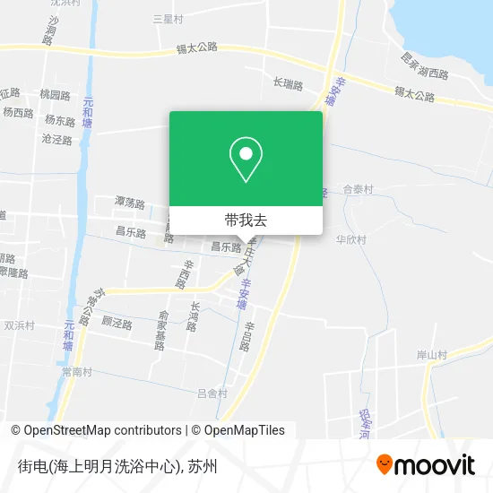 街电(海上明月洗浴中心)地图