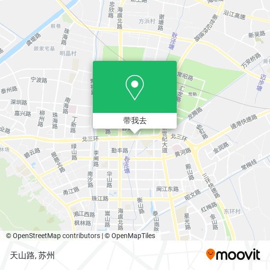 天山路地图