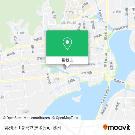 苏州天山新材料技术公司地图
