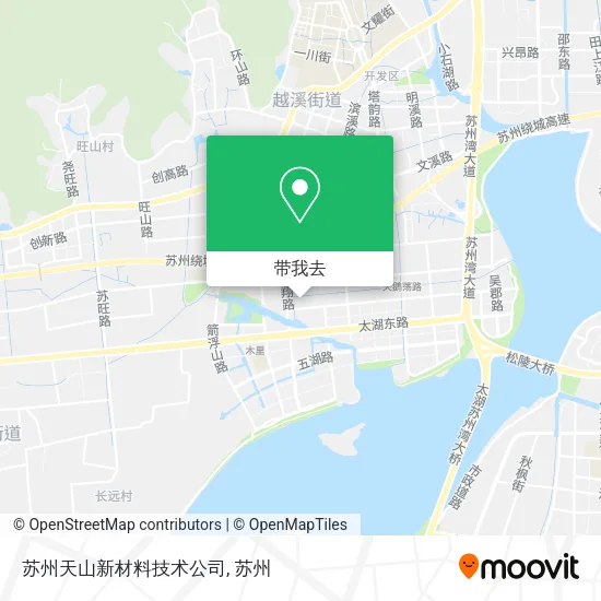苏州天山新材料技术公司地图