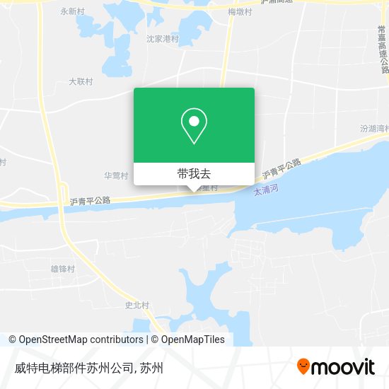 威特电梯部件苏州公司地图