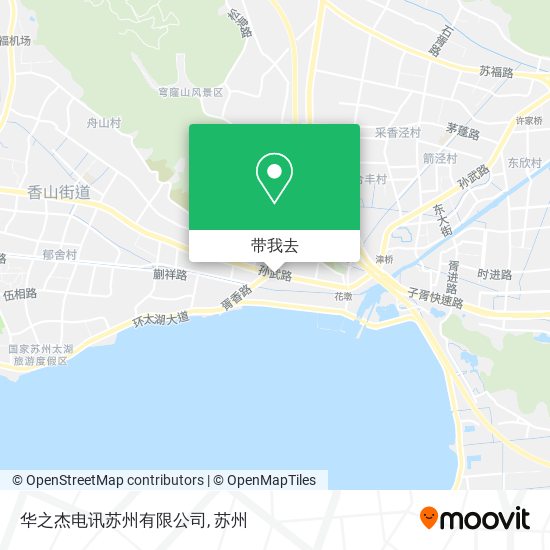 华之杰电讯苏州有限公司地图