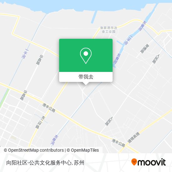 向阳社区-公共文化服务中心地图